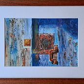 David Poxon Aquarell Textur-Meisterkurs . Un progetto di Belle arti di Sabine Grage - 29.04.2024
