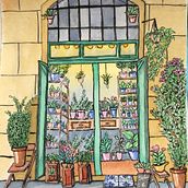 Meu projeto do curso: Ilustração urbana com aquarela: retrate sua cidade. Projekt z dziedziny  Malarstwo,  R, sunek, Malowanie akwarelą,  R i sunek architektoniczn użytkownika brunapastore1 - 28.04.2024