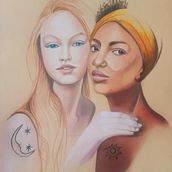 Mi proyecto del curso: Ilustración con pastel y lápices de colores. Traditional illustration, Fine Arts, Pencil Drawing, Drawing, Portrait Drawing, Realistic Drawing, and Artistic Drawing project by Pilar Carballo - 04.30.2024