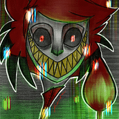 Alastor fanart . Ilustração digital projeto de Alissa Mantero - 30.04.2024