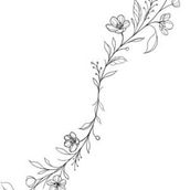 Meu projeto do curso: Tatuagem para principiantes. Tattoo Design, Floral, and Plant Design project by anaisabelaabrantes - 04.29.2024