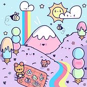 My project for course: Designing Kawaii Worlds: Spread Joy Through Illustration Ein Projekt aus dem Bereich Design von Figuren, Digitale Illustration und Manga von Tiffany Thomas - 28.04.2024