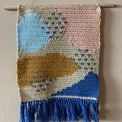 Mi proyecto del curso: Intarsia crochet: teje tus propios tapices. Fashion Design, Decoration, Fiber Arts, DIY, Crochet, and Textile Design project by Valentina M - 05.01.2024