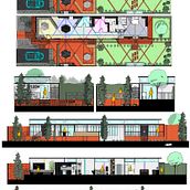 2 different projects from 2 year SoA peogram. Architecture project by sebastianrubi2 - 05.01.2024