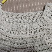 Mi proyecto del curso: Introducción a la técnica de hileras cortas en Crochet Diana Marín. Projekt z dziedziny Projektowanie mod,  Tkactwo i DIY użytkownika Diana Marin - 02.05.2024