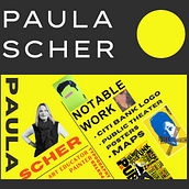 Paula Scher Art style. Direção de arte projeto de Kuldeep Baral - 17.04.2024