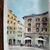 Il mio progetto del corso: Tecniche moderne di acquerello paesaggistico . % Antonella marianella tarafından hazırlanan Tablo, Sulubo, Ve a Resim projesi - 05.02.2024