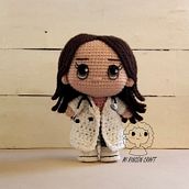 Mi proyecto del curso: Amigurumis: personas tejidas a crochet. Arts, Crafts, To, Design, Fiber Arts, Crochet, Amigurumi, and Textile Design project by palomatasgarcia - 05.02.2024