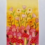Mi proyecto del curso: Técnicas de acuarela en negativo para ilustración botánica. Un proyecto de Ilustración tradicional, Pintura a la acuarela e Ilustración botánica de Claudia Carmona - 02.05.2024