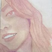 Mi proyecto del curso: Retrato artístico en acuarela. Fine Arts, Painting, Watercolor Painting, and Portrait Drawing project by francisco javier Juárez moreno - 05.03.2024