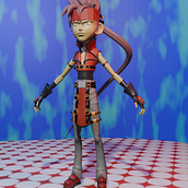 Personaje del juego Guilty Gear. Un proyecto de 3D de herramientas_musicales_2018 - 03.05.2024