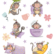 My project for course: Kawaii Illustration: Create Charming Characters. Traditional illustration, Character Design, and Manga project by yumeesk - 05.03.2024