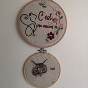 Il mio progetto del corso: Vivaci ritratti di animali: tecniche per ricamare pellicce. Arts, Crafts, Embroider, and Textile Design project by matac - 05.03.2024
