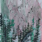 Klimatyczne pejzaże wykonane akwarelą . Watercolor Painting project by Magdalena Wawrynowicz - 05.04.2024