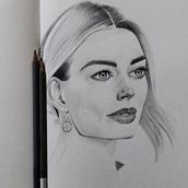 Mi proyecto del curso: Sketchbook de retrato: explora el rostro humano. Sketching, Drawing, Portrait Drawing, Artistic Drawing, and Sketchbook project by Brenda Marlene Carias Velasquez - 04.27.2024