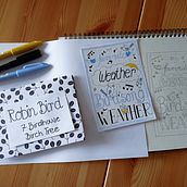 My project for course: Creative Doodling and Hand-Lettering for Beginners Ein Projekt aus dem Bereich Traditionelle Illustration, Lettering, Zeichnung, H und Lettering von Christa Bintinger - 05.05.2024