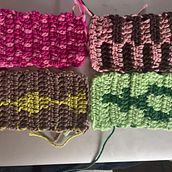 My project for course: Crochet Pattern Design: Find Your Signature Style. Accessor, Design, Pattern Design, Fiber Arts, DIY, Crochet, and Textile Design project by Mia Laxberg - 05.05.2024