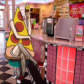 pizza girl Ein Projekt aus dem Bereich Digitale Illustration und Beleuchtung für Fotografie von Betsy Rodriguez - 05.05.2024