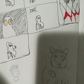 Meu projeto do curso: Técnicas de ilustração para desbloquear sua criatividade. Design, Traditional illustration, Fine Arts, Painting, Creativit, Creating with Kids, and Sketchbook project by ofrangonossodecadadia - 05.06.2024