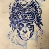 Mi proyecto del curso: Técnicas de tatuaje blackwork con línea fina. Tattoo Design project by Argenis Solís - 05.04.2024