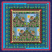 Mi proyecto del curso: Ilustración para estampados con alma. Traditional illustration, Pattern Design, Vector Illustration, and Printing project by Elvia Cortéz - 05.06.2024
