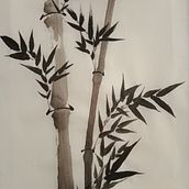 Mon projet du cours : Initiation à la peinture sumi-e. Ilustração tradicional, Artes plásticas, Pintura, Desenho e Ilustração com tinta projeto de clere_elodie - 05.05.2024