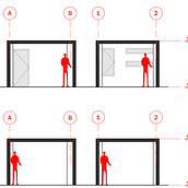 Cuarto de estudio. Un progetto di Architettura d'interni, Interior design, Interior Design e Progettazione dello spazio di David Granda - 06.05.2024