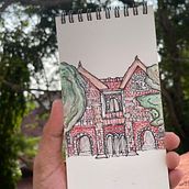 My project for course: Expressive Architectural Sketching with Colored Markers. Esboçado, Desenho, Ilustração arquitetônica, Sketchbook, Ilustração com tinta, Arquitetura, e Artes plásticas projeto de safanaabubaker786 - 03.05.2024