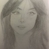 Mi proyecto del curso: Cuaderno de retratos a línea con grafito. Fine Arts, Sketching, Drawing, Portrait Drawing, and Sketchbook project by Elian Bustos - 05.07.2024