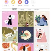 My project for course: Creating an Illustration Portfolio on Instagram . % Helen Stacevich tarafından hazırlanan Geleneksel illüstras, on, Sos, al Med, a, Dijital İllüstras, on, Portfö, Geliştirme, Instagram, Sos, al Med, a Tasarımı, Yönetim ve Verimlilik, Ve Tasarım projesi - 05.06.2024