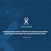 Manual de Aplicação das marcas oficiais em projetos aprovados pelo Fundo Municipal de Cultura de Santo André. Een project van  Br, ing en identiteit, Grafisch ontwerp, Logo-ontwerp y Ontwerp van briefpapier van Gerson Ribeiro Guedes Júnior - 07.05.2024
