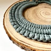 My project for course: Rope Jewelry for Beginners: Make Your Own Necklaces. Arts, Crafts, Jewelr, Design, Macramé, and Textile Design project by carolscargo - 05.08.2024