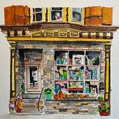 My project for course: Watercolor Urban Illustration: Portray your City . % rhpxs2c2pg tarafından hazırlanan Tablo, Çizim, Sulubo, a Resim, Mimari İllüstras, Ve on projesi - 05.08.2024