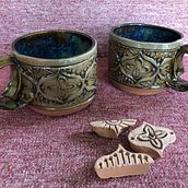 My project for course: Stamp Making for Textured Pottery. Arts, Crafts, Decoration, Ceramics, Fine Arts, and DIY project by Kim Link - 05.09.2024