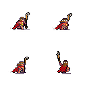 Mi proyecto del curso: Animación de personajes en pixel art para videojuegos. Character Animation, Video Games, Pixel Art, and Game Development project by vgodoybarr - 05.08.2024
