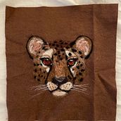 Mein Abschlussprojekt für den Kurs: Nadelfilzen: Kreiere Porträts mit Wolle. Projekt z dziedziny Craft,  Tkactwo, Ilustracja naturalist, czna, Filcowanie igłą, Wzornictwo tekst i liów użytkownika ida_lina - 09.05.2024