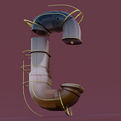 Mi proyecto del curso: Diseño 3D de letras originales con Blender . % guitarrolevi tarafından hazırlanan 3D, 3D Modelleme, 3D Tasarım, Dijital Harflendirme, Ve 3D Harflendirme projesi - 05.10.2024