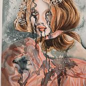 This is actually my second version of this project.. Traditional illustration, Fine Arts, Painting, and Watercolor Painting project by Amy P - 05.10.2024