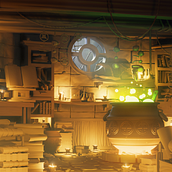 Meu projeto do curso: Criação de cenários 3D com Maya a partir do zero. Un progetto di 3D, Modellazione 3D e Progettazione 3D di Lucas Araujo da Silva - 07.05.2024