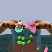 My project for course: Mixed Media Animation in Procreate. Animation, 2D Animation, Digital Illustration, and Animated Illustration project by Alaska Craddock - 05.10.2024