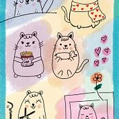 Meu projeto do curso: Ilustração kawaii: crie personagens adoráveis. Ilustração tradicional, Design de personagens, e Mangá projeto de Bruna Vilas Boas Peyroton - 10.05.2024