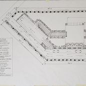 Final Drafting Class Project - Library. Architecture, L, scape Architecture, Architectural Illustration & Interior Architecture project by Fern Garrett - 12.12.2022