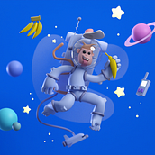 My project for course: 3D Character Creation in Blender. 3D, Character Design, 3D Modeling, 3D Character Design, and 3D Design project by Shubham Bhatnagar - 05.17.2024