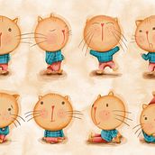 My project for course: Picturebook Character Illustration with Procreate. Traditional illustration, Character Design, Digital Illustration, Children's Illustration, and Narrative project by Beu Casandra - 05.12.2024