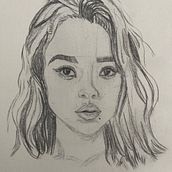 Mein Abschlussprojekt für den Kurs: Skizzenbuch für Porträts: Erkunde das menschliche Gesicht. Sketching, Drawing, Portrait Drawing, Artistic Drawing, and Sketchbook project by Katja Volksdorf - 05.12.2024