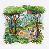 personal project for creating a children's book illustration. Un proyecto de Ilustración infantil de Sadi Tahouri - 12.05.2024