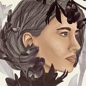 My project for course: Illustrated Portraits with Procreate. Traditional illustration, Vector Illustration, Digital Illustration, and Portrait Drawing project by Лідія Лихвар - 05.10.2024