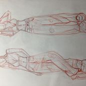Mi proyecto del curso: Dibujo anatómico para principiantes Ein Projekt aus dem Bereich Bildende Künste, Skizzenentwurf, Bleistiftzeichnung, Zeichnung, Realistische Zeichnung und Anatomische Zeichnung von msaiz2010 - 13.05.2024