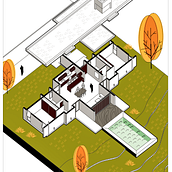 Mi proyecto del curso: Ilustración digital de proyectos arquitectónicos. Un proyecto de Arquitectura, Paisajismo, Ilustración digital, Arquitectura digital e Ilustración arquitectónica de Juan Gachuz - 17.04.2024