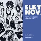 Portafolio 2024. Projekt z dziedziny Ilustracja c, frowa, Komiks, Ilustracja w i dawnicza użytkownika Elkys Nova Diaz - 14.05.2024